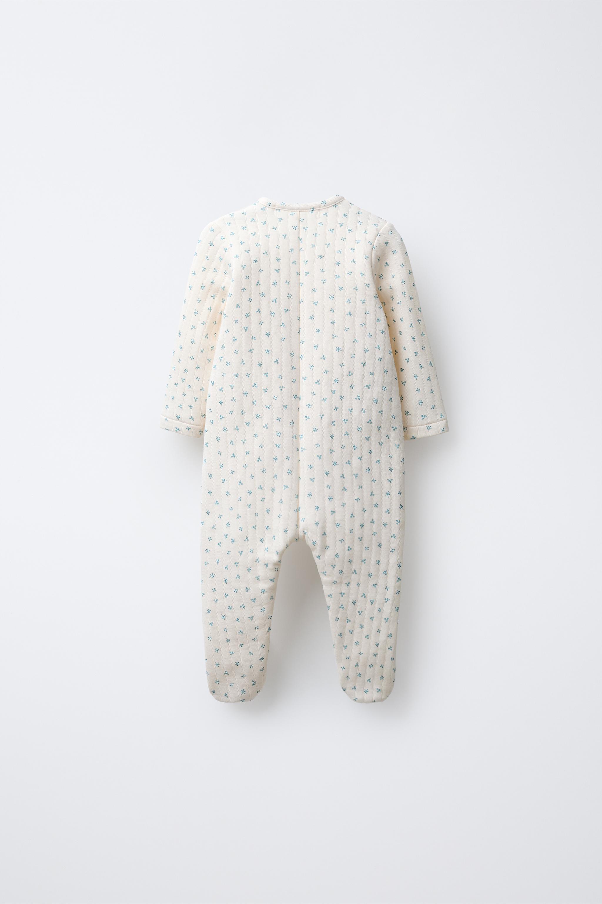 FLORAL QUILTED ROMPER